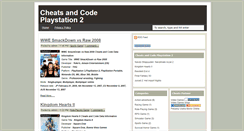 Desktop Screenshot of cheats-playstation.blogspot.com