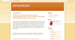 Desktop Screenshot of aimeraloisir.blogspot.com