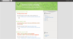 Desktop Screenshot of mcosier.blogspot.com