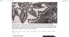 Desktop Screenshot of freehandmehndi.blogspot.com