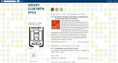 Desktop Screenshot of hockeyclubpatinavila.blogspot.com
