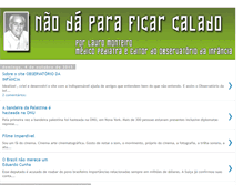 Tablet Screenshot of naodaparaficarcalado.blogspot.com