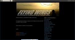 Desktop Screenshot of flyingwinggliders.blogspot.com
