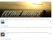 Tablet Screenshot of flyingwinggliders.blogspot.com
