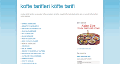 Desktop Screenshot of koftetariflerim.blogspot.com