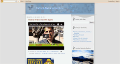 Desktop Screenshot of caminohacialacumbre.blogspot.com