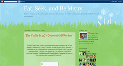 Desktop Screenshot of eatseekandbemerry.blogspot.com