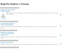 Tablet Screenshot of biografiamodelosfamosos.blogspot.com