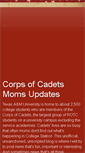 Mobile Screenshot of cadetmoms.blogspot.com