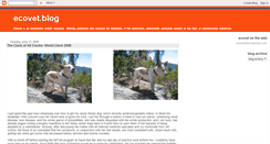 Desktop Screenshot of ecovet.blogspot.com