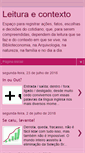 Mobile Screenshot of leituraecontexto.blogspot.com