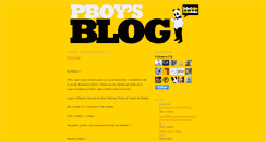 Desktop Screenshot of pboysblog.blogspot.com