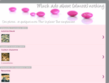 Tablet Screenshot of muchadoaboutalmostnothing.blogspot.com