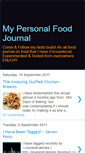 Mobile Screenshot of personalfoodjournal.blogspot.com