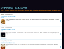 Tablet Screenshot of personalfoodjournal.blogspot.com