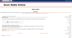 Desktop Screenshot of ouvirradioonline.blogspot.com