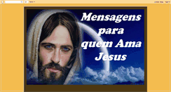 Desktop Screenshot of mensagensparaquemamajesus.blogspot.com