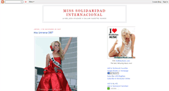 Desktop Screenshot of miss-solidaridad.blogspot.com