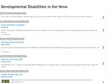 Tablet Screenshot of disabilitiesnews.blogspot.com
