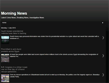 Tablet Screenshot of indiamorningnews.blogspot.com