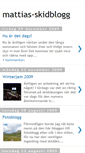 Mobile Screenshot of mattias-skidblogg.blogspot.com