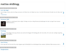 Tablet Screenshot of mattias-skidblogg.blogspot.com