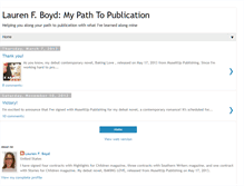 Tablet Screenshot of laurenspathtopub.blogspot.com