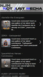 Mobile Screenshot of notjustmecha.blogspot.com