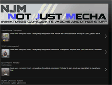 Tablet Screenshot of notjustmecha.blogspot.com