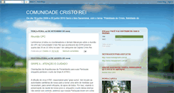 Desktop Screenshot of comunidadecristorei.blogspot.com