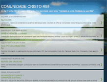 Tablet Screenshot of comunidadecristorei.blogspot.com