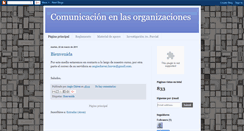 Desktop Screenshot of comunicacion-organizaciones.blogspot.com