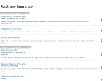 Tablet Screenshot of matthewinsurance.blogspot.com