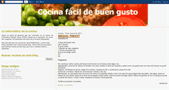 Desktop Screenshot of cocinafacildebuengusto.blogspot.com