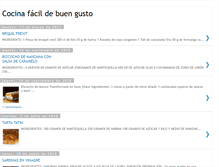 Tablet Screenshot of cocinafacildebuengusto.blogspot.com