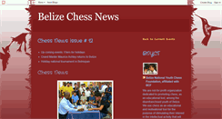 Desktop Screenshot of belizechessnews.blogspot.com