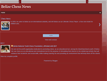 Tablet Screenshot of belizechessnews.blogspot.com
