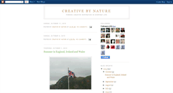 Desktop Screenshot of creative-by-nature.blogspot.com