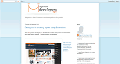 Desktop Screenshot of magentodeveloperstips.blogspot.com