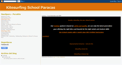 Desktop Screenshot of kitesurfingschoolparacas.blogspot.com