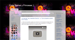 Desktop Screenshot of entrereinasyprincesas.blogspot.com