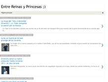 Tablet Screenshot of entrereinasyprincesas.blogspot.com