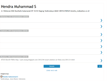 Tablet Screenshot of hendra-muhammad.blogspot.com