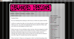 Desktop Screenshot of deranged-designs.blogspot.com