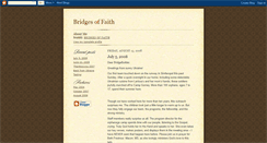 Desktop Screenshot of bridgesoffaith.blogspot.com