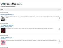 Tablet Screenshot of chroniques--musicales.blogspot.com