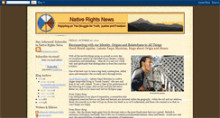 Desktop Screenshot of native-rights-news.blogspot.com