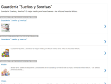 Tablet Screenshot of guarderiasuenosysonrisas.blogspot.com