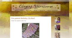 Desktop Screenshot of elegantyarniverse.blogspot.com