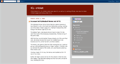 Desktop Screenshot of icl-cricket.blogspot.com